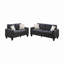 Ensemble de causeuse moderne 2 pièces, 4 coussins décoratifs-29209961