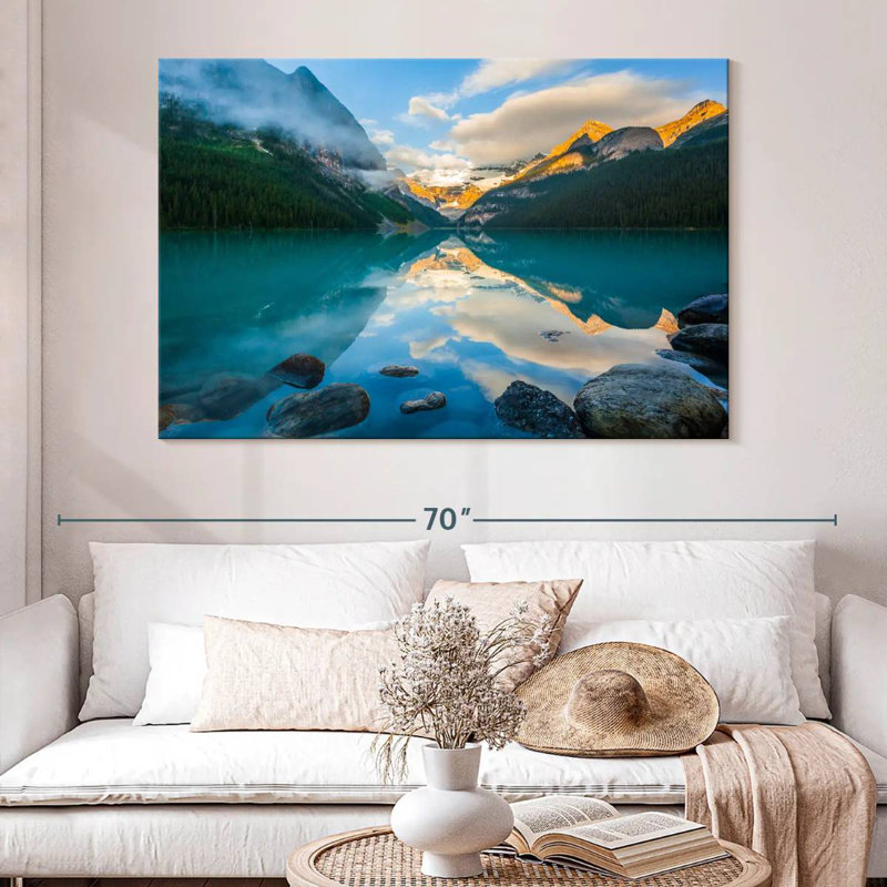 Alvord Lake Louise Reflections, H 34 po x l 51 po