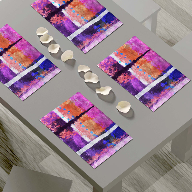 Napperon abstrait en polyester