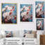 "Buchlovice Cherry Blossom" blanc et bleu, reproduction sur toile-1196525180-1196525156