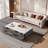 Italian style light luxury coffee table-107362326