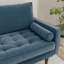 Canapé en velours à accoudoirs carrés de 70 po Brighton-1574793615
