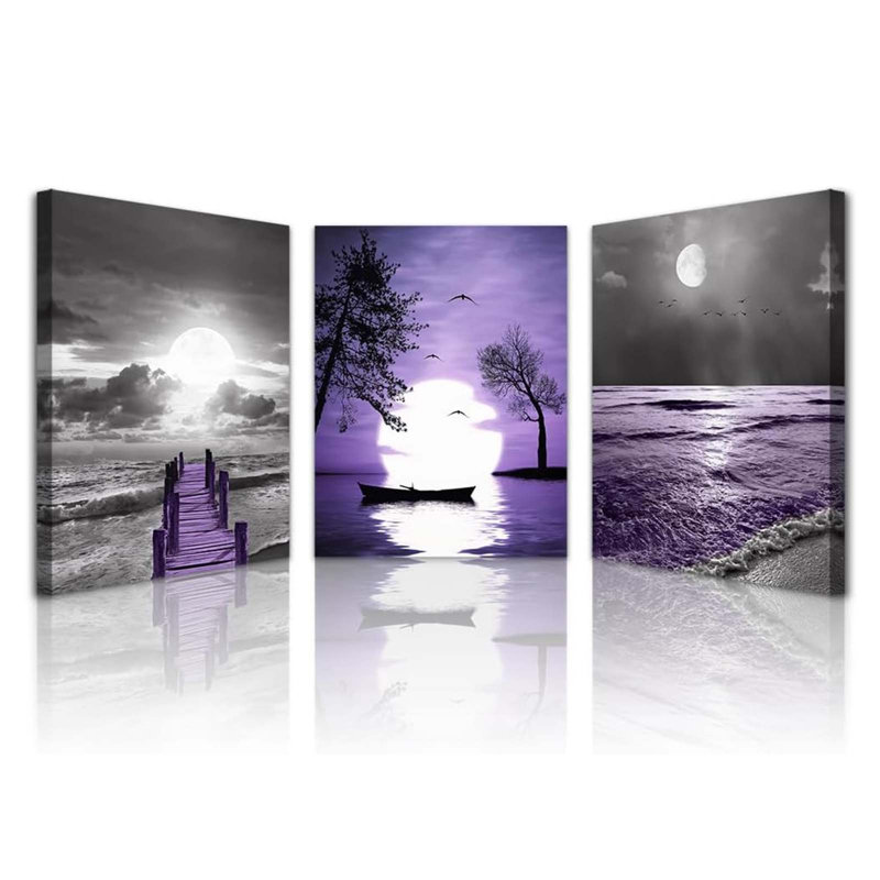 3 Piece Wrapped Canvas Wall Art