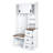 U-Can Modern Entryway Bench with Coat Rack, 3 Shelves and Drawers, 3 Sturdy Hooks, 40.2'' Wide Hall Tree with Storage Bench for Hallway, Entryway, Living Room-228484363
