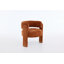 Fauteuil d'appoint moderne, fauteuil de salle à manger en tissu Boucle