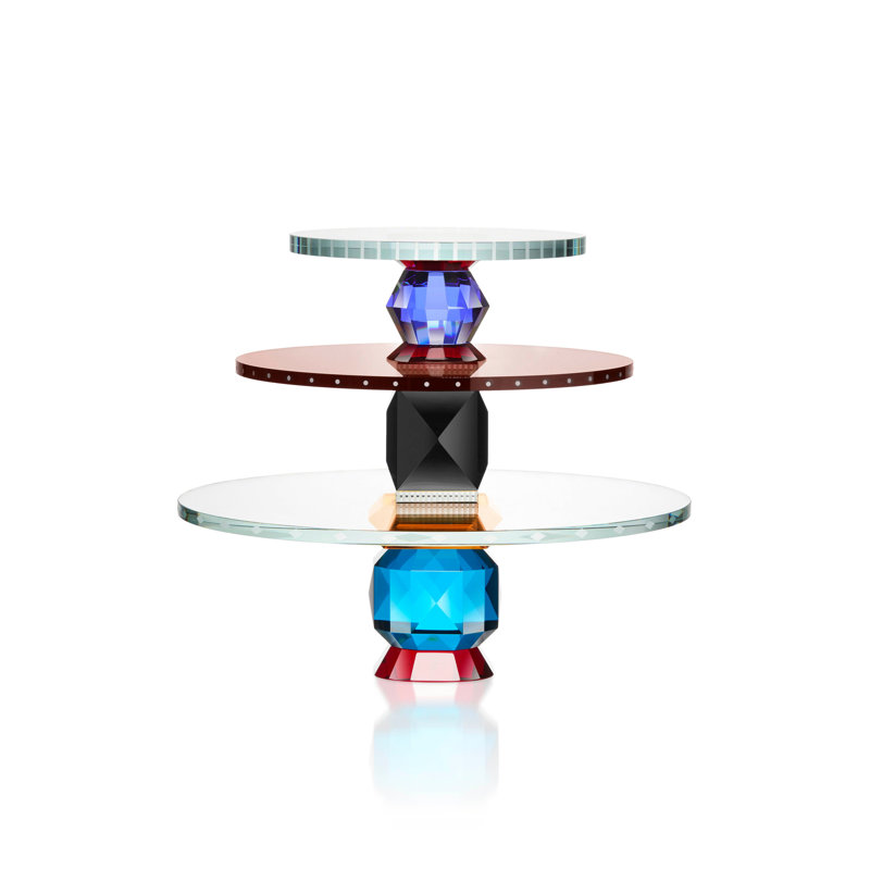 Oklahoma Crystal Tiered Stand