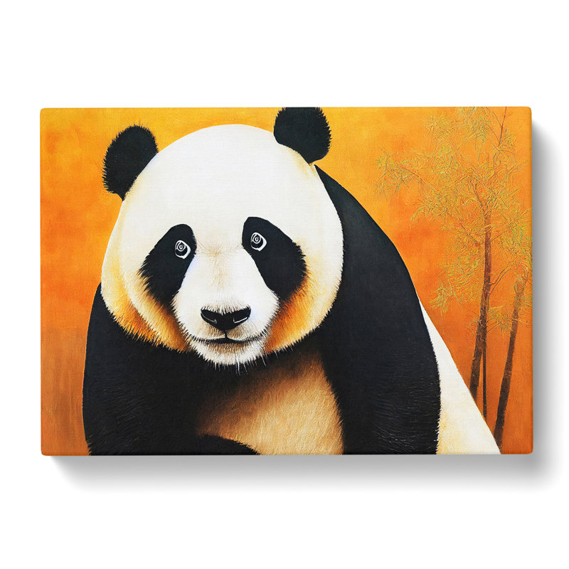 Adorable Panda - Wrapped Canvas