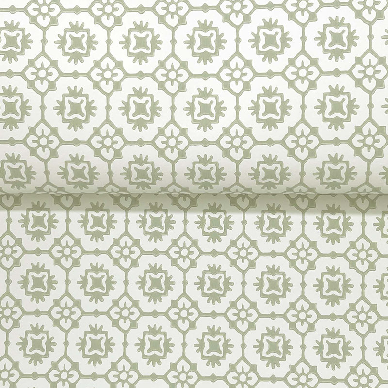 Papier peint Priti, Vert