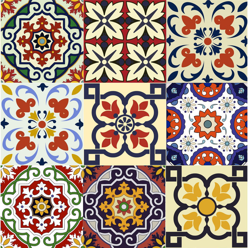 Carreau de mosaïque en vinyle auto-adhésif l 12 po x L 12 po