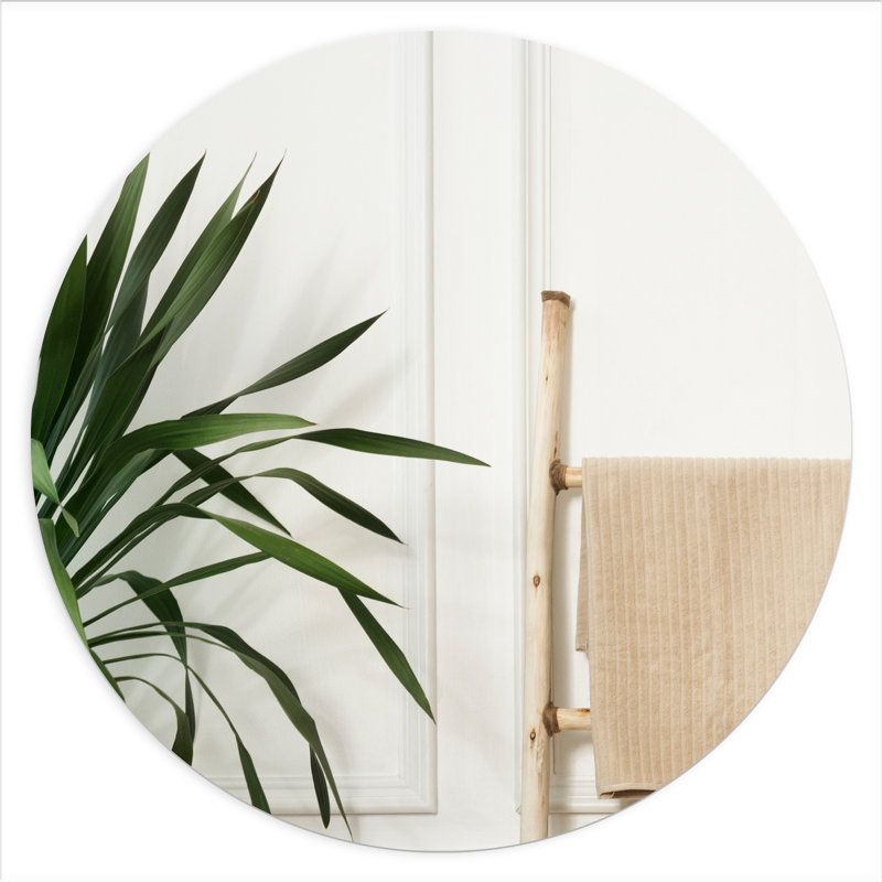 Flat Wall Mirror, 29.5 cm H x 29.5 cm W x 0.3 cm D