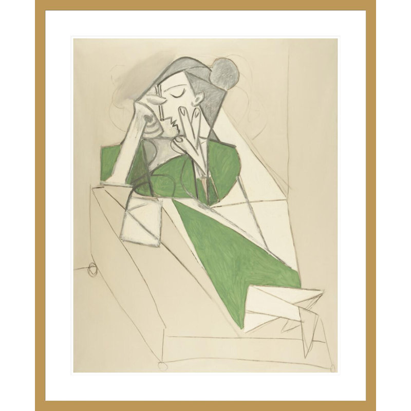 Pablo Picasso - estampe numérique encadrée, H 40,35 po x l 33,5 po