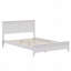 Lit plateforme double, bois massif blanc-1019921291