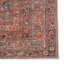 Machine Washable Zolotas Oriental Rust/Brown/Gray Area Rug-2003644820