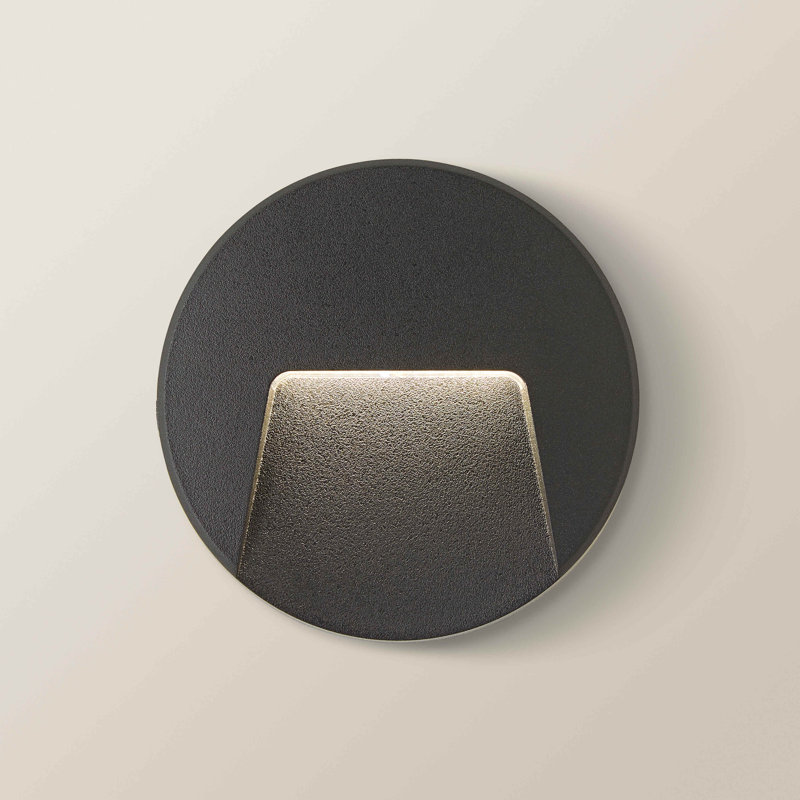 Deneus Matte Black 13.5cm H Integrated LED Outdoor Sconce