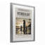 Contour dans un journal clair, impression encadrée sous verre, design par A Barefoot Stylist-2049661608-2049661610