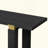 62.9" Modern Minimalist Console Table, Solid Wood Entryway Sofa Table With Metal Accents, Built-In Shelf, For Living Room, Hallway-114223131
