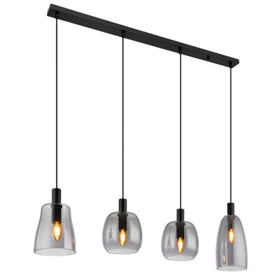 Broxton Linear Pendant Light Set, 4 Light