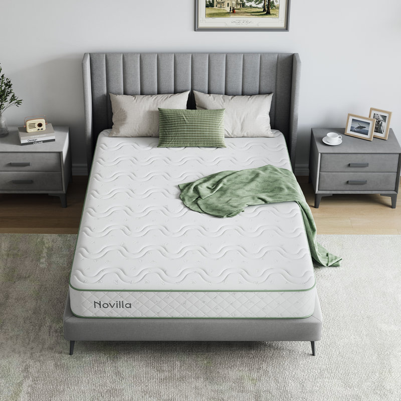 Novilla 23cm Memory Foam  Pocket Sprung Mattress, Small Double