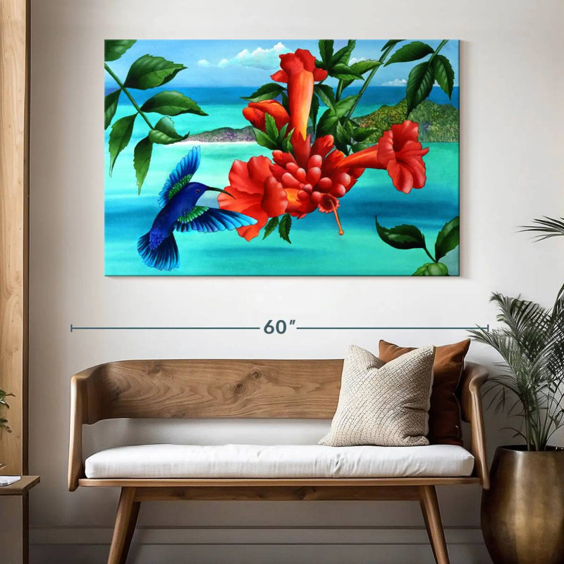 Exotic Afternoon Delight, 34" H x 51" W