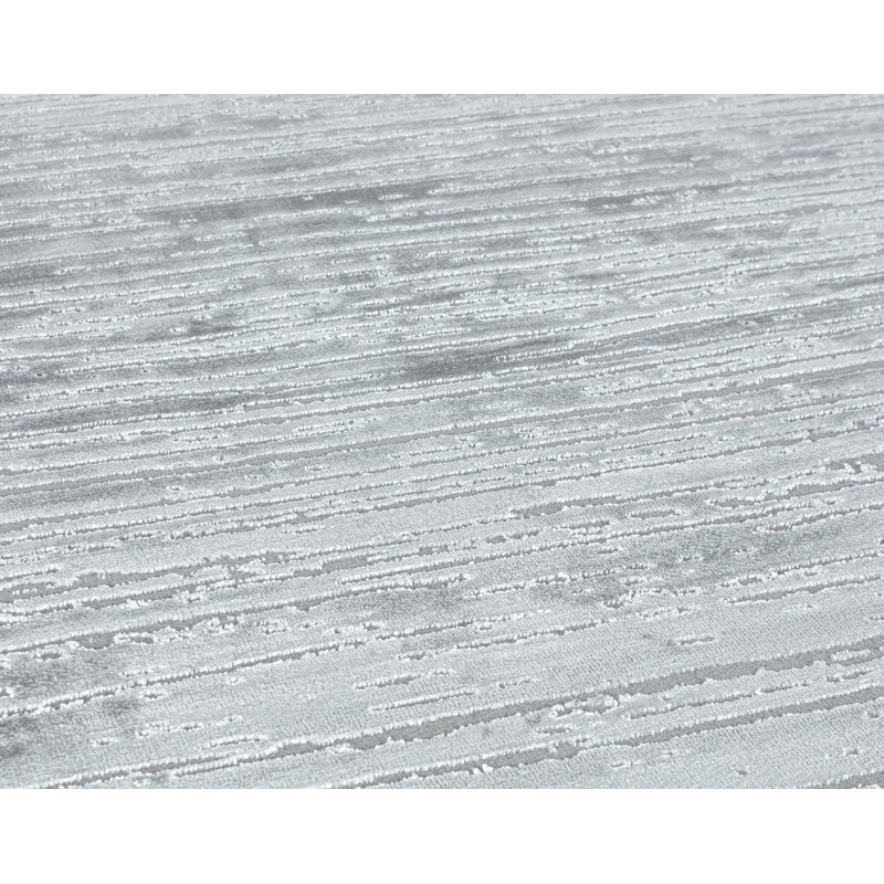 Tapis décoratif grise abstraite Bardon collection, Rectangle 2 pi 8 po x 8 pi 1 po
