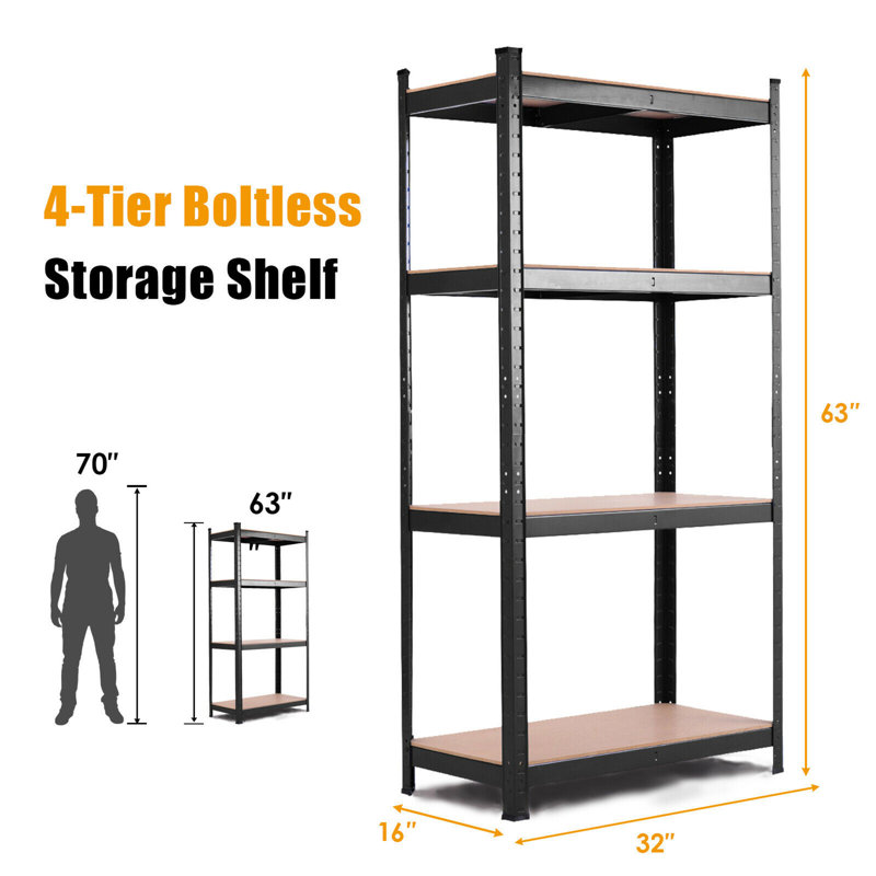 Struble 32 " W Adjustable Shelving Unit
