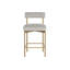 Seneca Upholstered Stool with Metal Frame