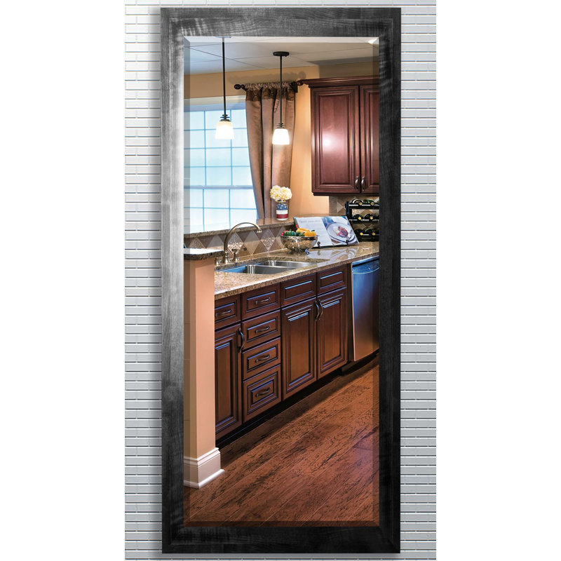 Solid Wood Flat Mirror, 69" H x 29" W