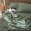 Drap plat 100% coton lavé MooMee-107894580-107894587
