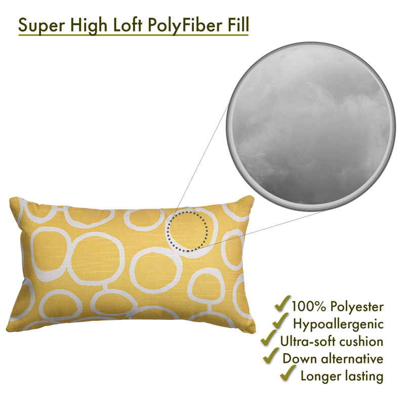 Coussin Fusion, Jaune