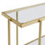 Modern Console Table with 2-Tier Open Storage Shelf