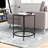 Astoria Collection Round End Table, Modern Accent Table with Metal Frame-580869750