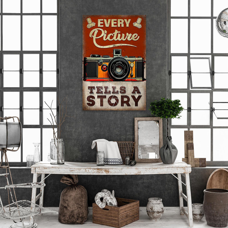 " Every Picture Tells A Story 2 ", 20" H x 16" W x 1.25" D