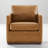Benten Upholstered Swivel Armchair-210881395