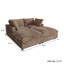 Canapé modulaire 4 pièces 4 pièces-107092242