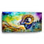 Loon Peak® «Yellow Horn» par The Golden Valley, art mural en verre acrylique, ACR-45033-1965207889
