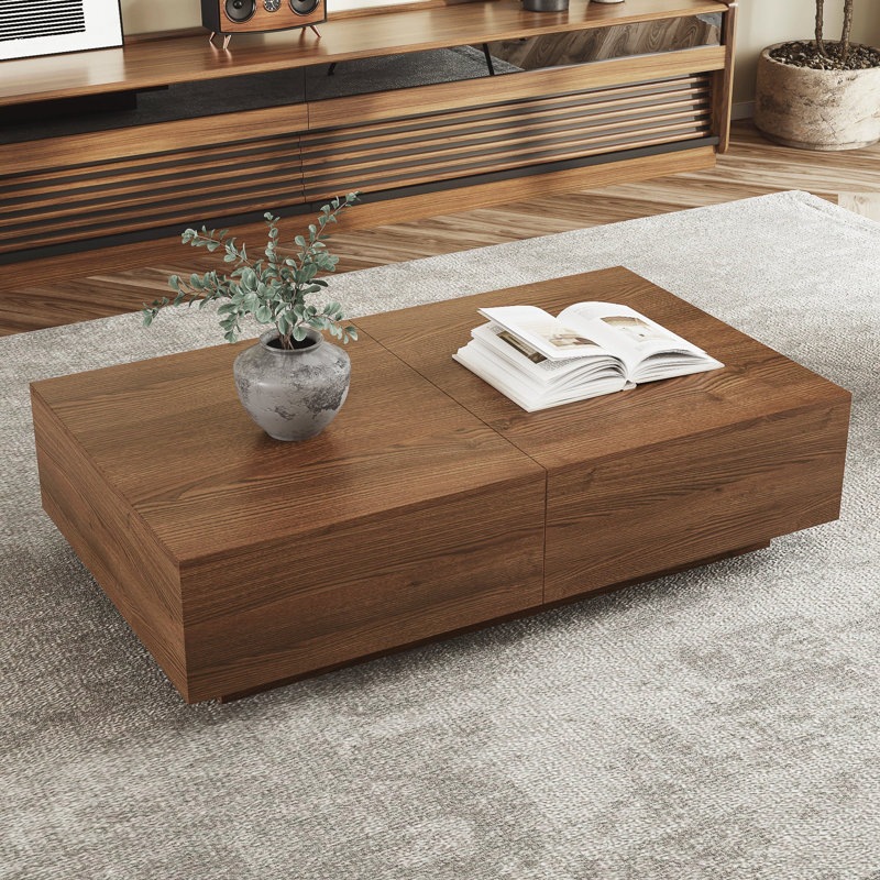 Modern Coffee Table With Large Storage