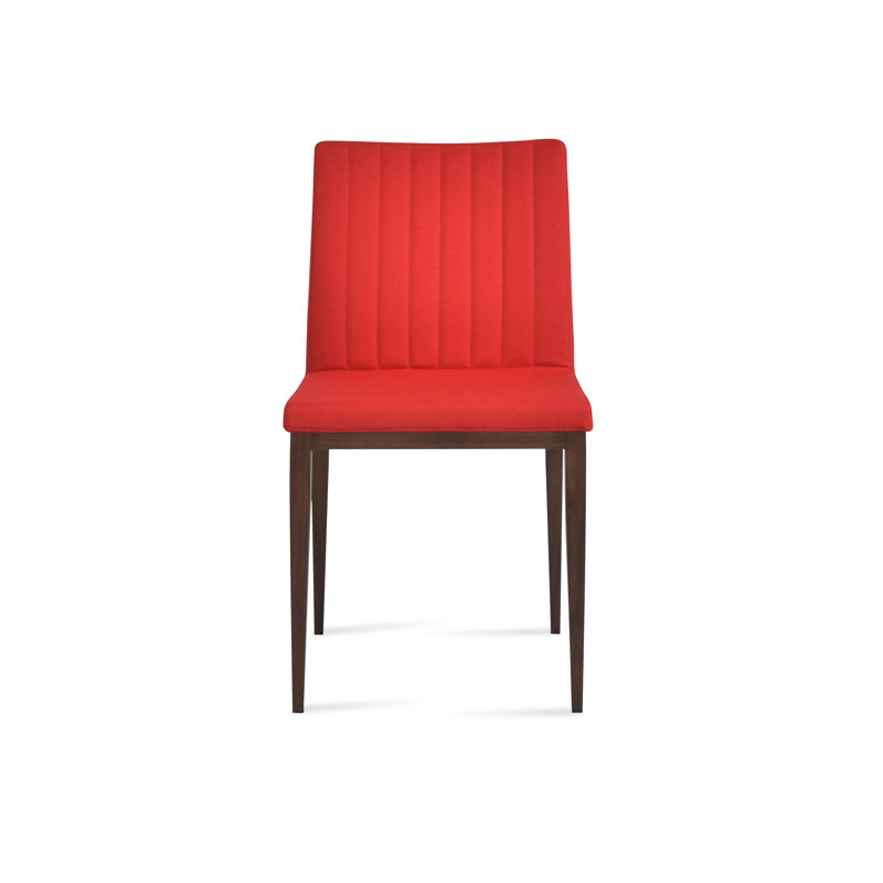 Chaise de salle à manger Zeyno, Rouge d’époque