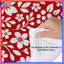 Édredon blanc à motif floral-130151489