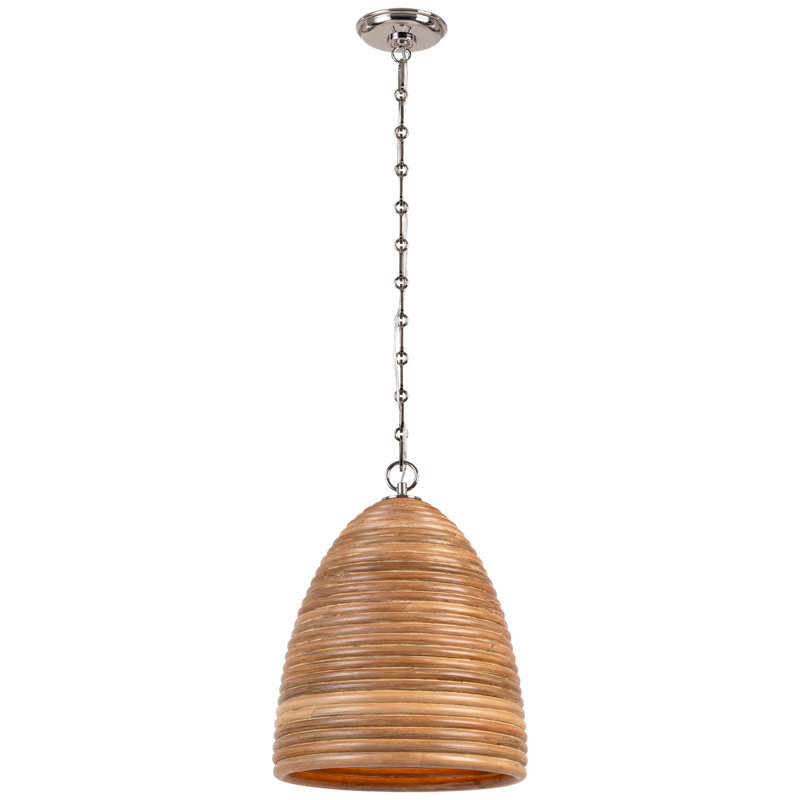 Emerson 1 - Light Pendant, Natural, Polished Nickel