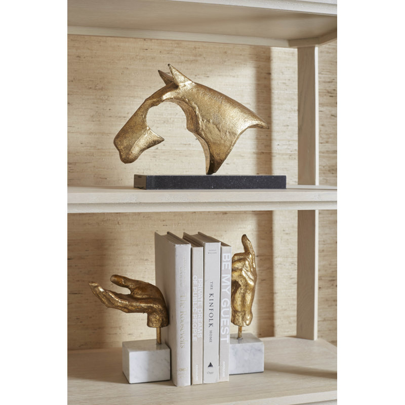 Hands Figurine (Pair), Gold Leaf