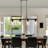 Oleanna 4-light Farmhouse Linear Pendant With Cylindrical Glass Shades