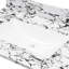 Dessus de meuble-lavabo en marbre artificiel moderne Alverra avec lavabo encastré et dosseret (lavabo seulement)-124006386-124006385