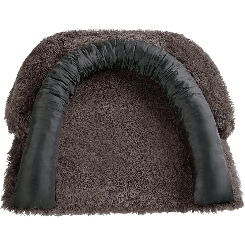 Tapis de lit pour chien / chat apaisant, lavable et amovible ..., Brun, H 7 po x l 17 po x P 8 po