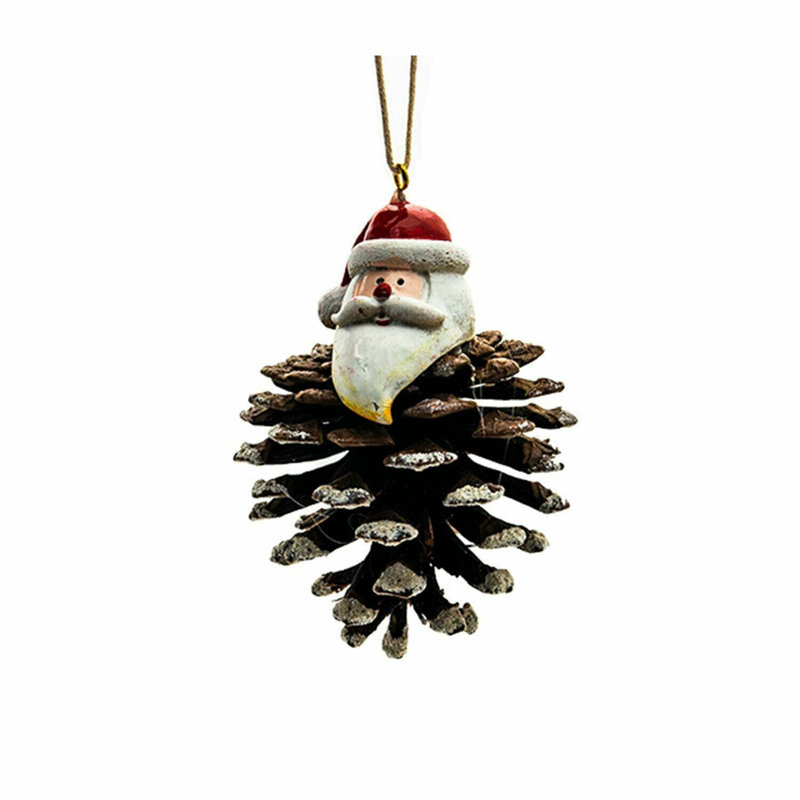 4cm Solid Colour Wood Pincones