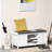Entryway Shoe Bench, Storage Ottoman Bench With Adjustable Shelf-1029450602