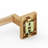 Metal Wall Paper Towel Holder-2052299568