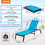 Chaise longue d'extérieur réglable à 5 positions pour 2 chaises longues