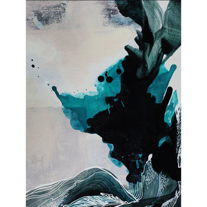 Tidal Rising Print by Novi Lim, 32" H x 24" W, Wrapped Canvas