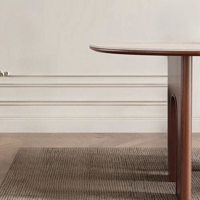 Table et chaises de salle à manger, H 29,5 po x L 55,1 po x l 31,4 po, Gris