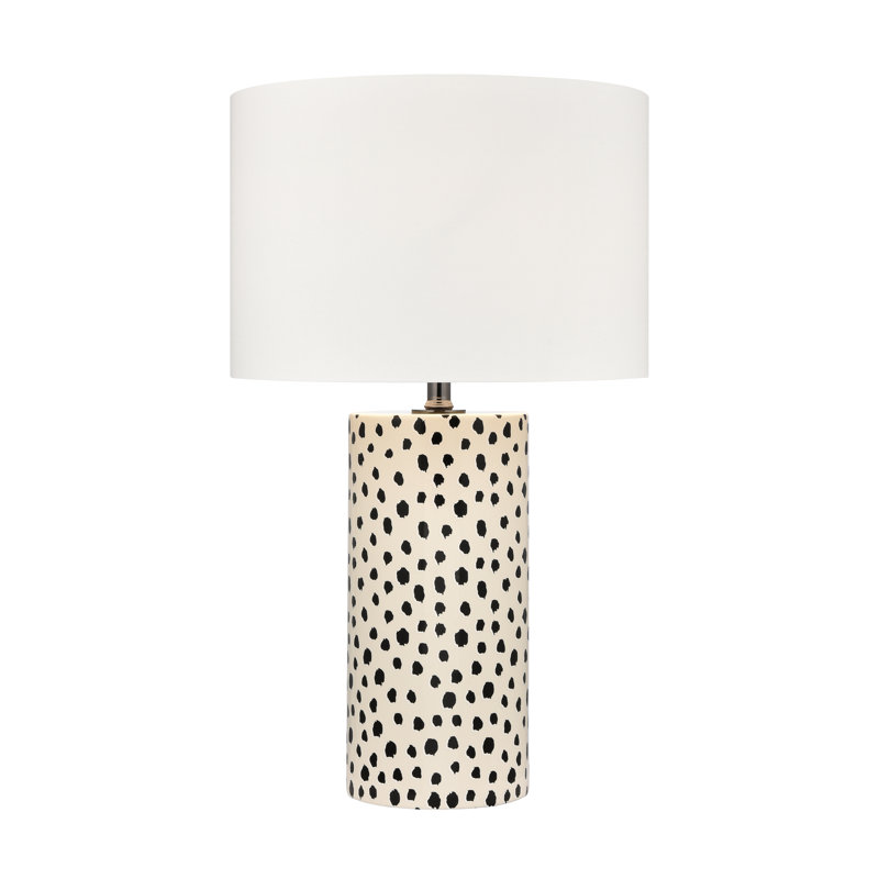 Lampe de table 1 lumière de 26 po de hauteur Massillon - Crème